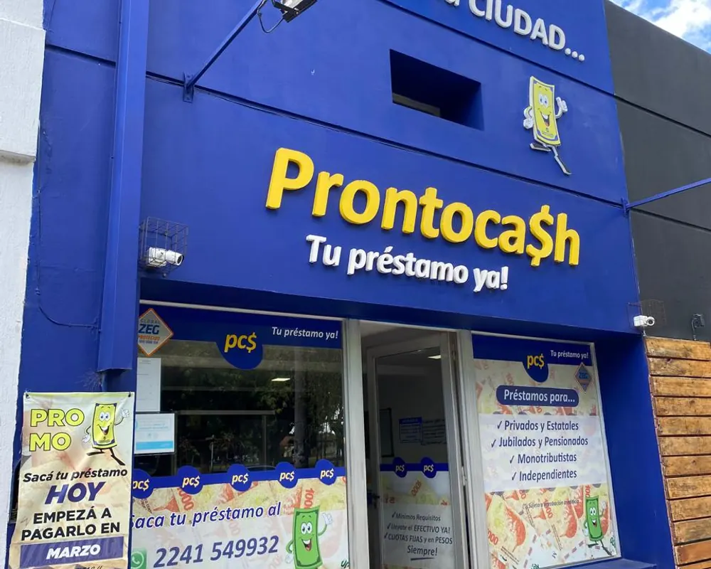 Equipo de la sucursal ProntoCash en General Belgrano